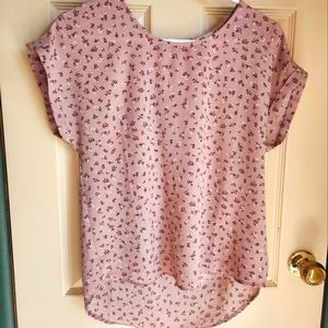 Hippie Rose Pink flora t-shirt